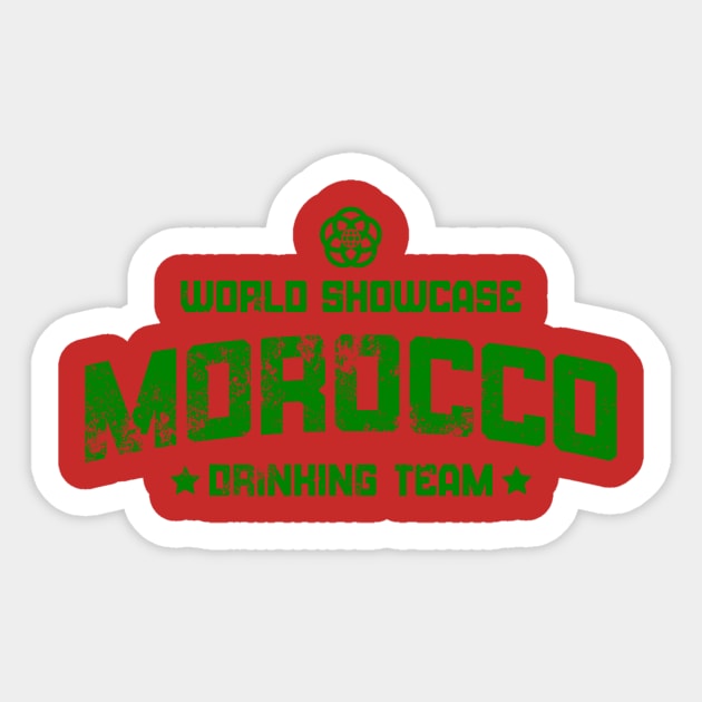 World Showcase Drinking Team - Morocco Sticker by Merlino Creative